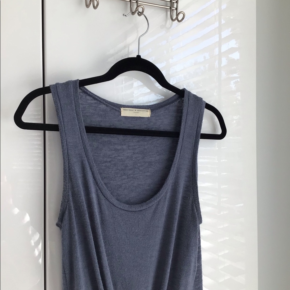 Urban Outfitters blue knot top